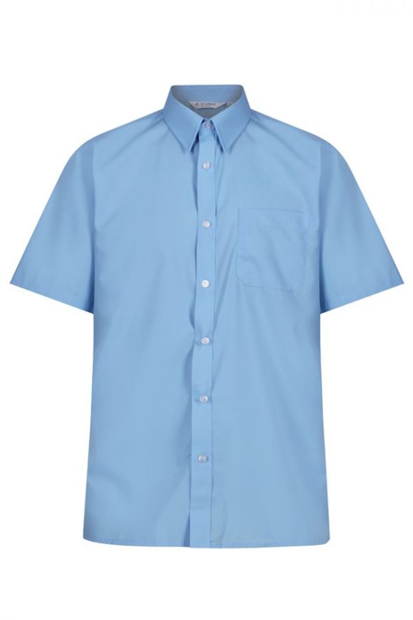 SHORT SLEEVE BLUE SHIRTS TWIN PACK, LOWER SCHOOL UNIFORM (R-YR2), UPPER SCHOOL UNIFORM (YR3-6), SHIRTS AND BLOUSES