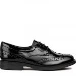 GEOX AGATA PATENT BROGUES, GIRLS SHOES