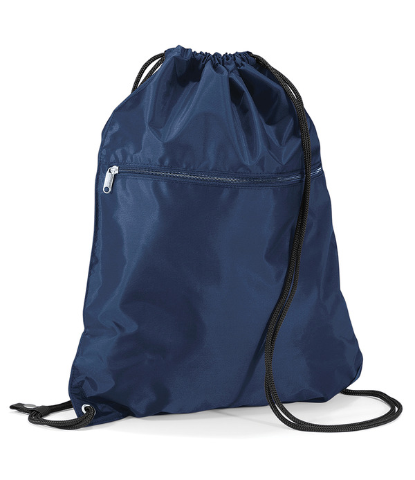 Navy Zipped Gym Bag, BAGS