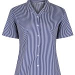 SHORT SLEEVE NAVY & WHITE BLOUSE TWIN PACK, UNIFORM, UNIFORM, SHIRTS AND BLOUSES