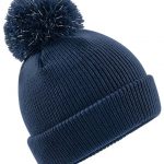 REFLECTIVE BOBBLE BEANIE, HATS AND GLOVES, ACCESSORIES