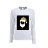 SANTA FACE LONG SLEEVE T SHIRT, XMAS TOPS