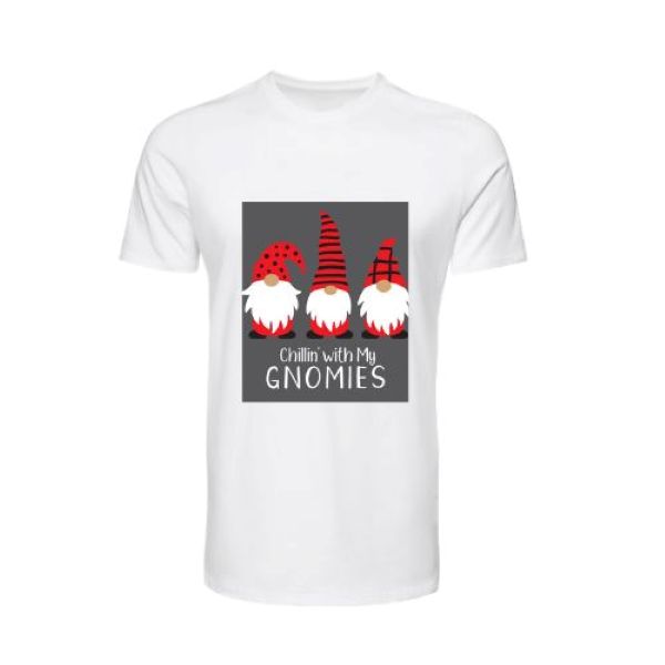 MY GNOMIES SHORT SLEEVE T SHIR, XMAS TOPS