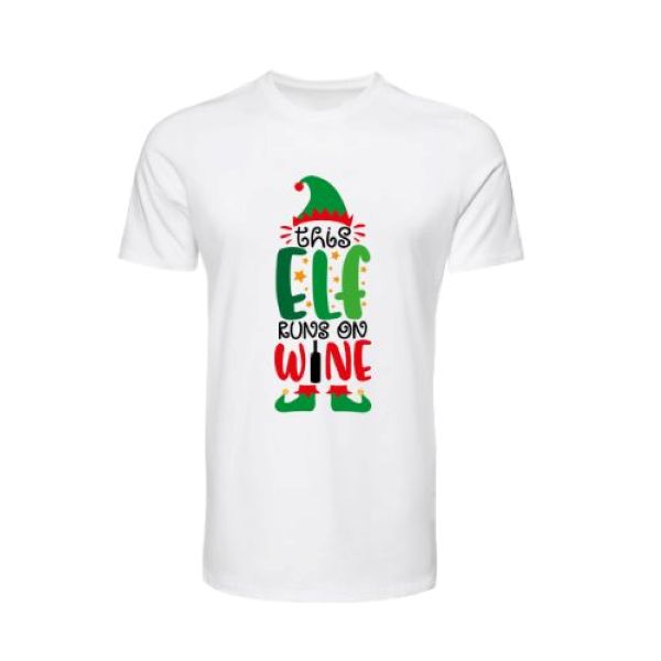 ON WINE SHORT SLEEVE T SHIRT, XMAS TOPS