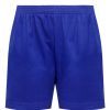 COTTON GYM SHORTS - ROYAL, NURSERY UNIFORM, PE KIT, SPORTS TOPS & BOTTOMS