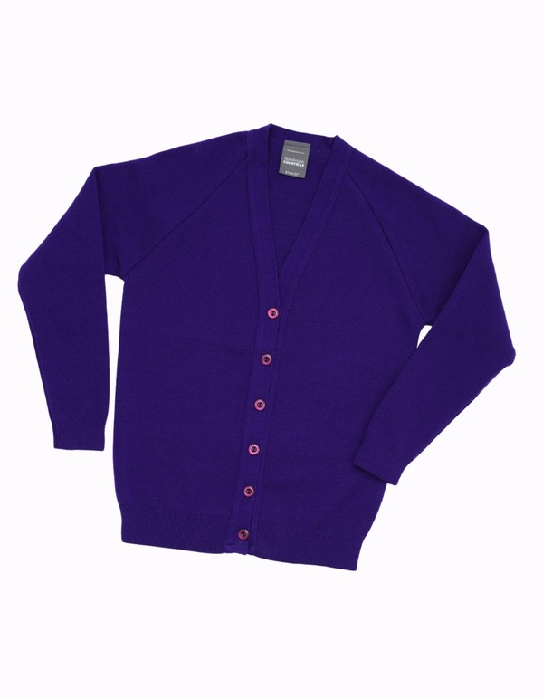 CARDIGAN WITH SCHOOL BADGE, UNIFORM