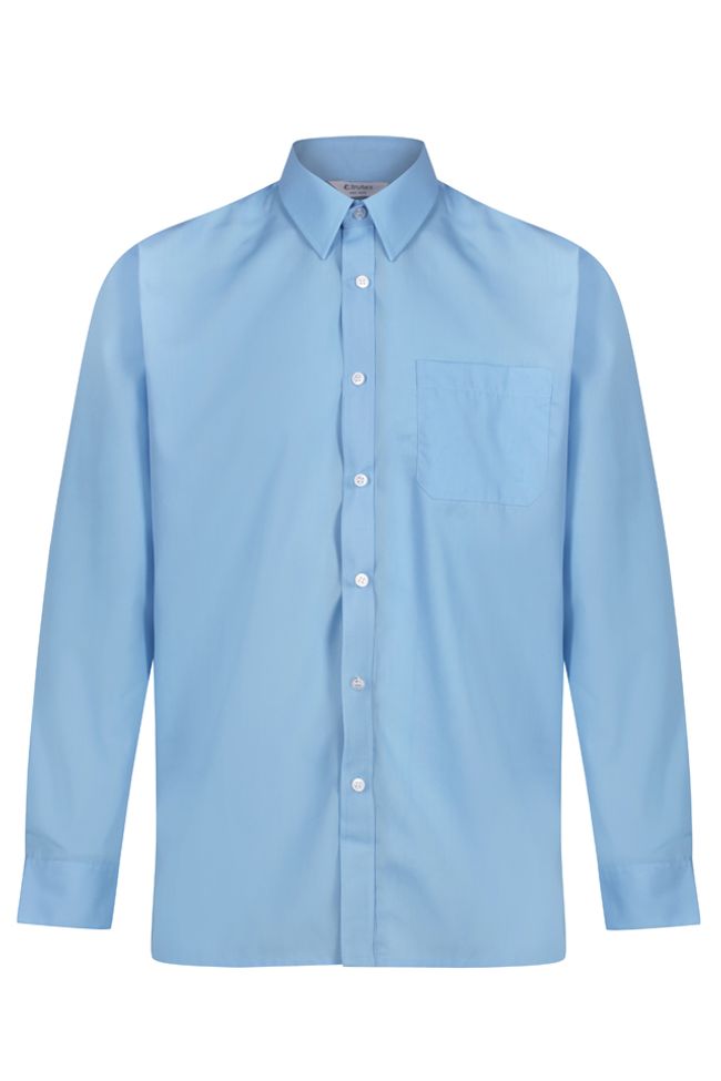 LONG SLEEVE BLUE SHIRTS TWIN PACK, LOWER SCHOOL UNIFORM (R-YR2), UPPER SCHOOL UNIFORM (YR3-6), SHIRTS AND BLOUSES
