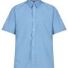 SHORT SLEEVE BLUE SHIRTS TWIN PACK, LOWER SCHOOL UNIFORM (R-YR2), UPPER SCHOOL UNIFORM (YR3-6), SHIRTS AND BLOUSES