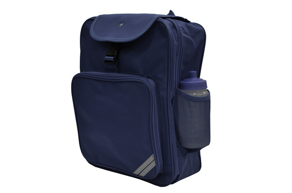 JUNIOR RUCKSACK WITH LOGO, UPPER SCHOOL UNIFORMS (YR 3 - 6)