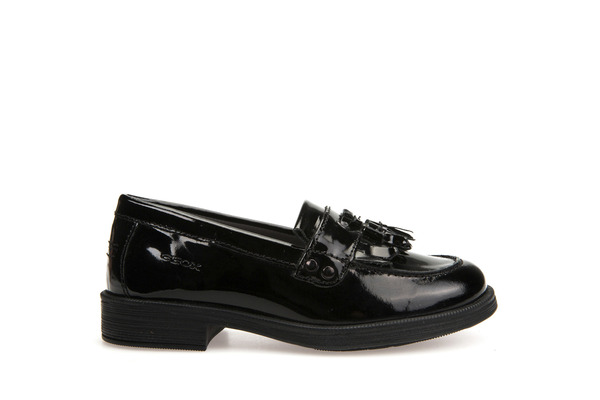 GEOX AGATA PATENT SLIP-ON, Geox, Geox Girls, SCHOOL SHOES