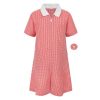 RED CHECK SUMMER DRESS, SUMMER DRESSES