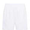 COTTON GYM SHORTS - WHITE, SHOP ESSENTIALS, SPORTS TOPS & BOTTOMS