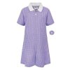 LILAC CHECK SUMMER DRESS, SHOP ESSENTIALS, SUMMER DRESSES