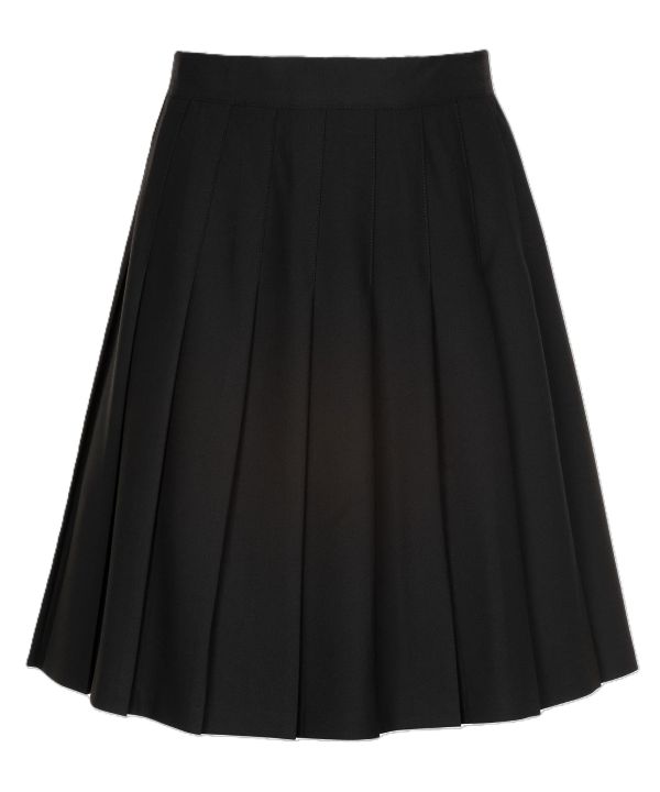 BLACK PLEAT SKIRT, UNIFORM, Oxted School, Royal Alexandra and Albert School, Senior School Uniform, Junior School Uniform, SKIRTS AND TROUSERS
