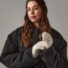 COSY RIBBED-CUFF GLOVES, HATS AND GLOVES, ACCESSORIES