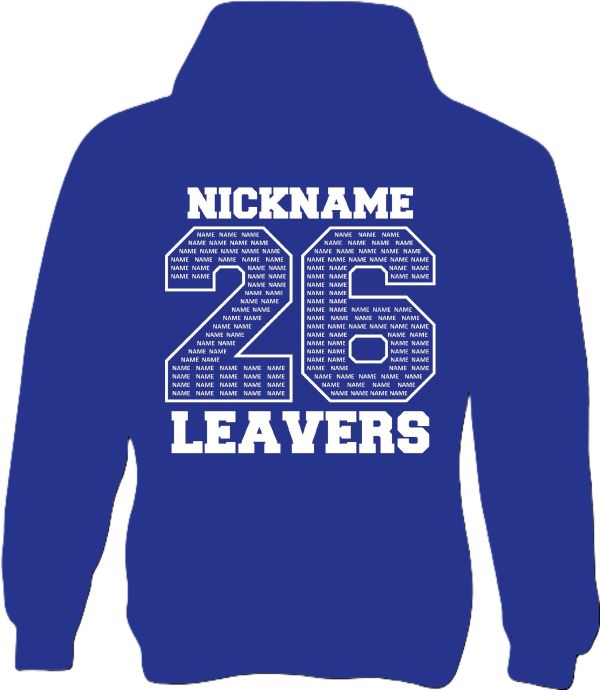 ST DAVIDS YR6 LEAVERS HOODIE, LEAVERS HOODIE