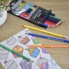 ERASABLE COLOURING PENCIL X12 HANGIN BOX